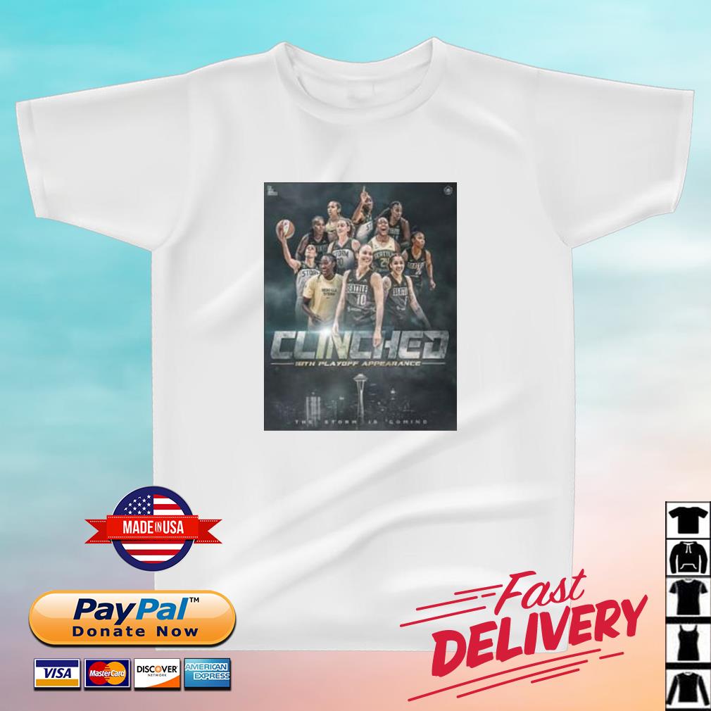 Congratulations Seattle Storm Clinched Playoff Appearance T-Shirt