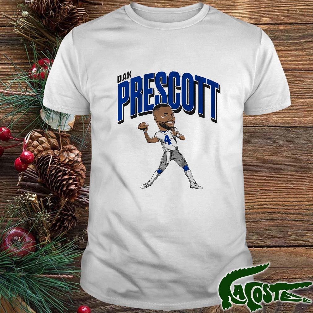 Dallas Cowboys Dak Prescott Caricature Shirt