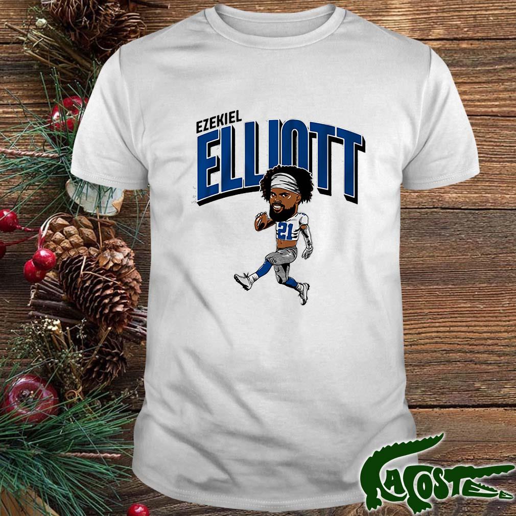 Dallas Cowboys Ezekiel Elliott Caricature Shirt