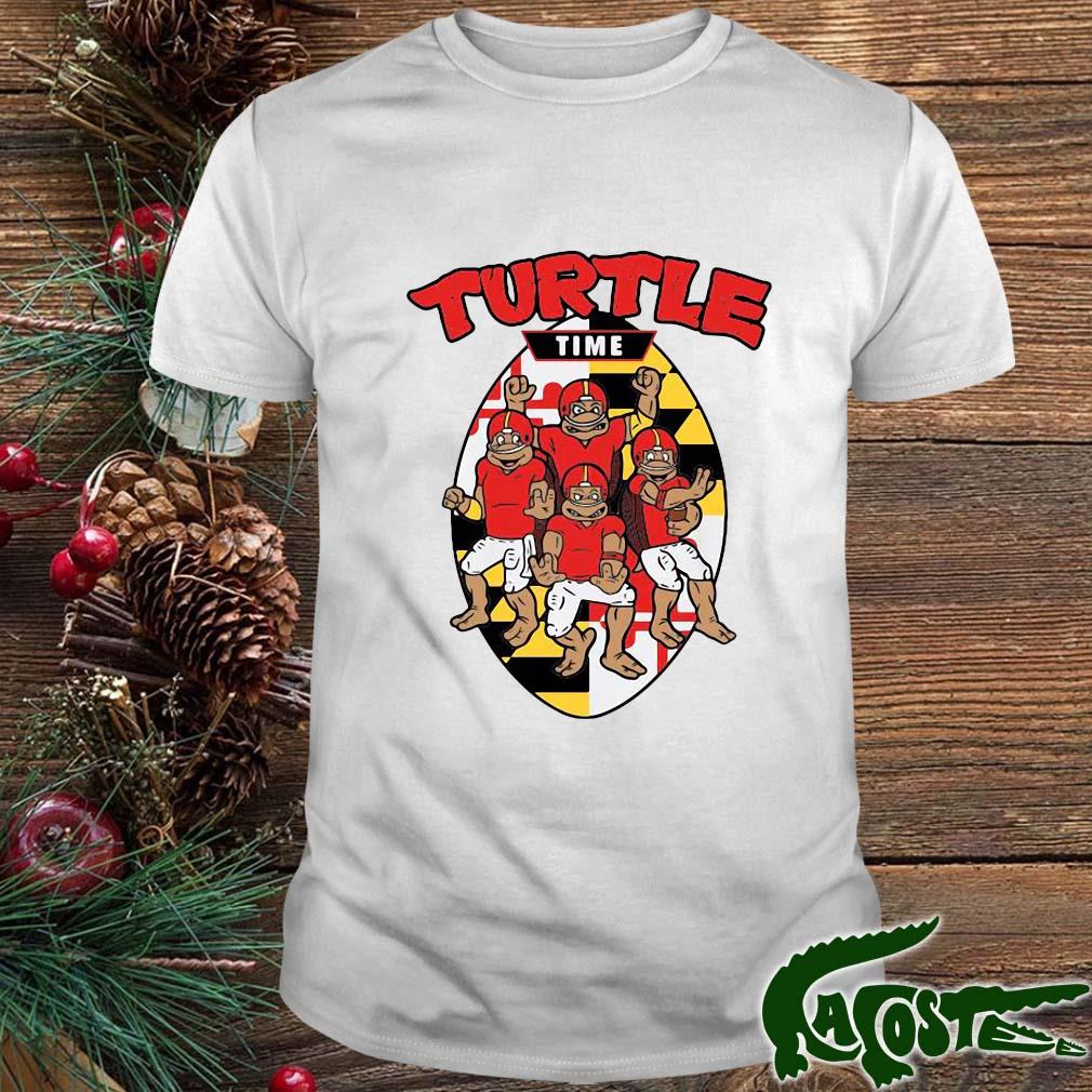Turtle Time Maryland Terrapins Football Shirt