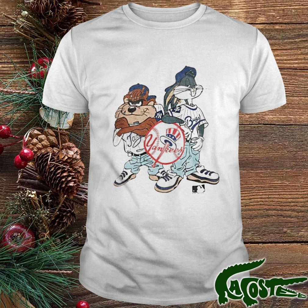 2022 90s Taz Bugs Bunny New York Yankees Vintage Single Stitch 1993 Looney Shirt