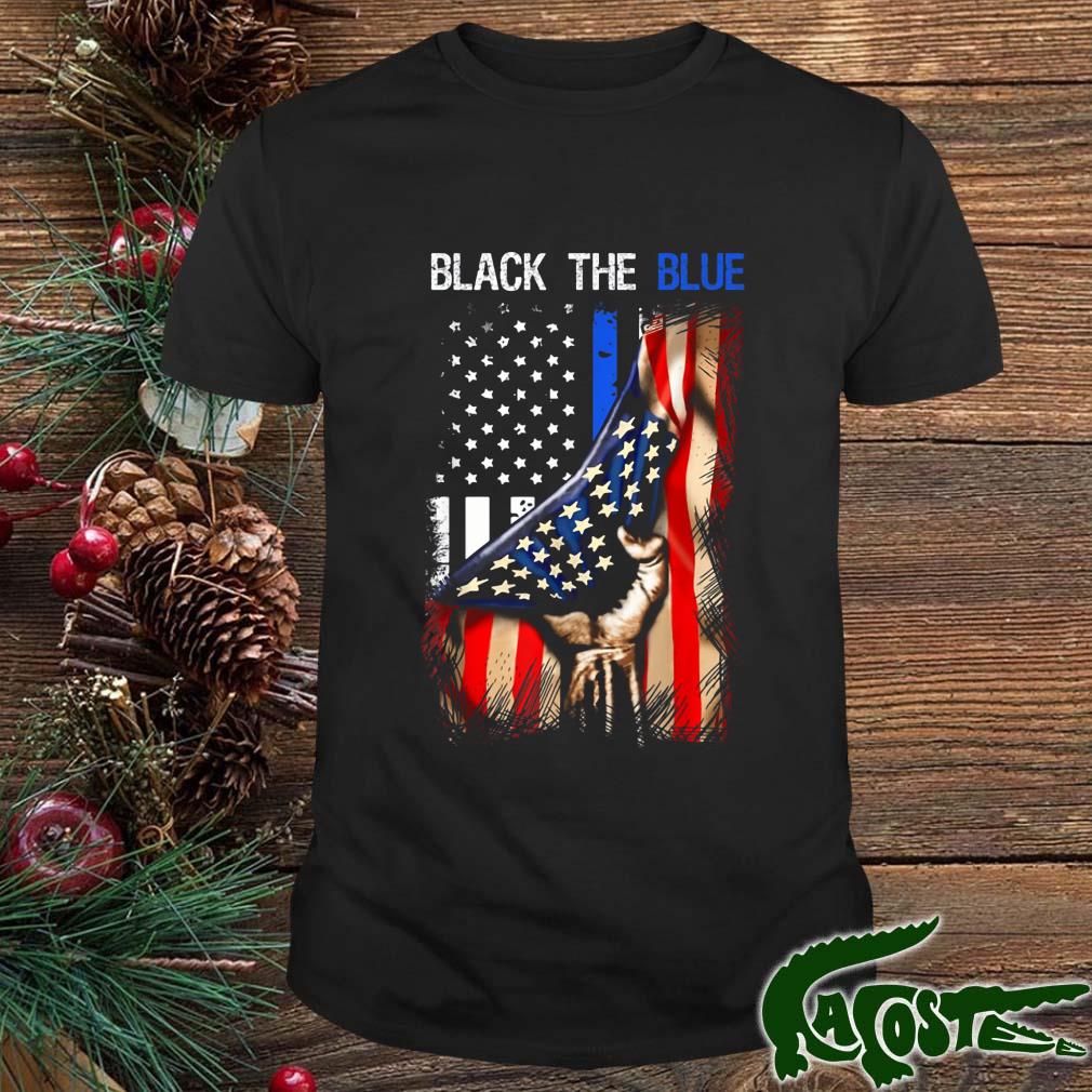 2022 Back The Blue American Flag Vintage T-shirt