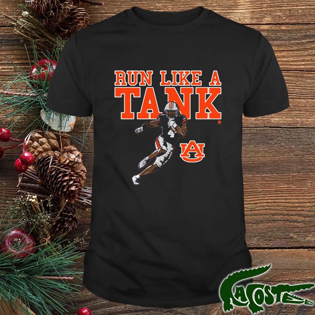 Auburn Football Run Like A Tank Au Shirt