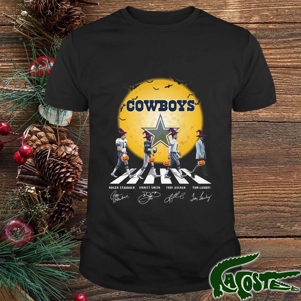 Dallas Cowboys Happy Halloween Abbey Road Signatures 2022 Shirt