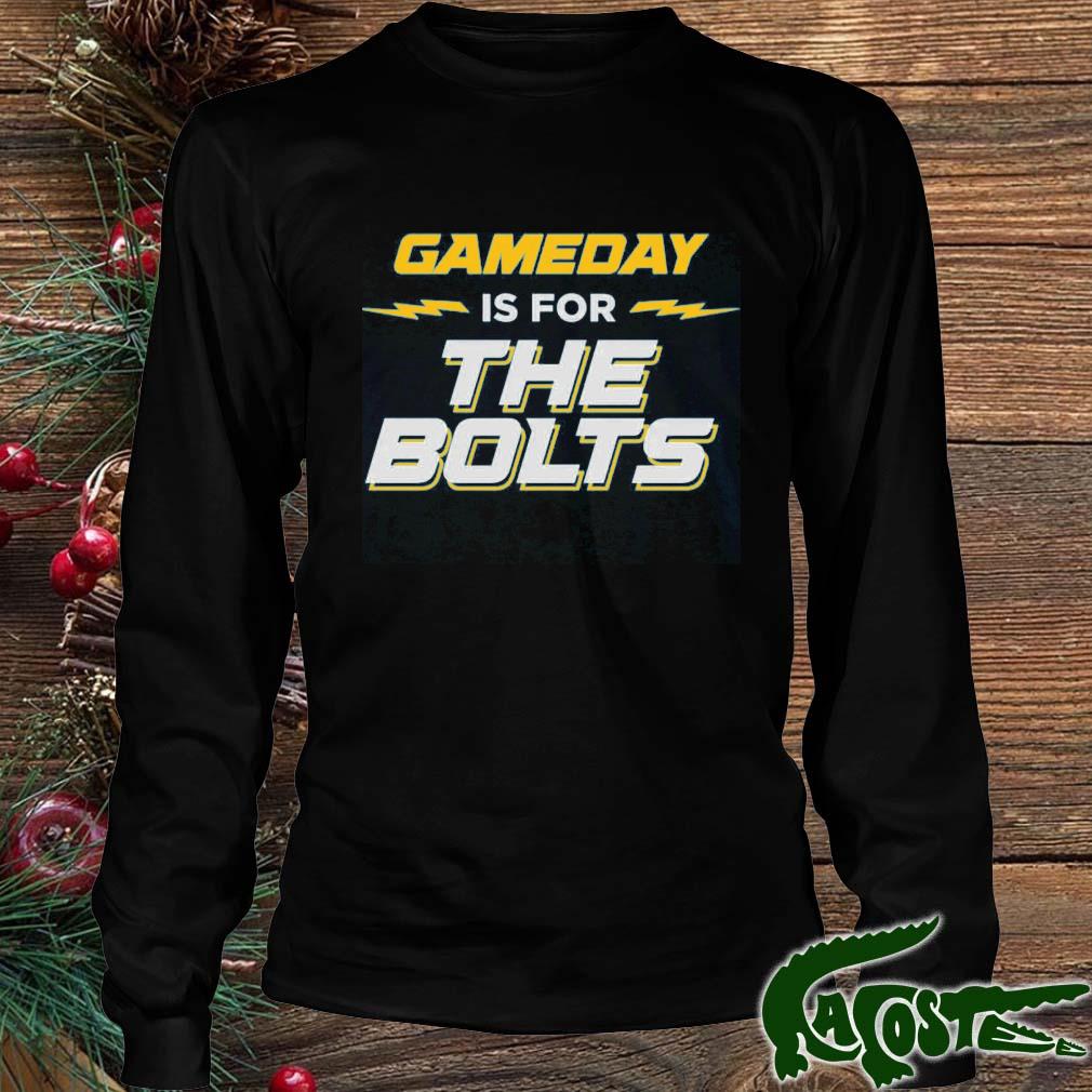 Gameday Is For The Bolts Los Angeles Football Shirt Longsleeve den