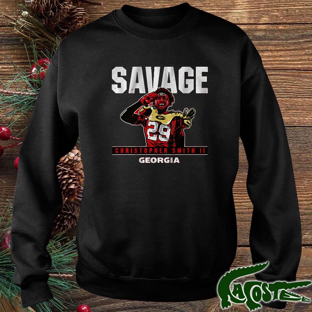 Georgia Football Christopher Smith Ii Savage Shirt sweater