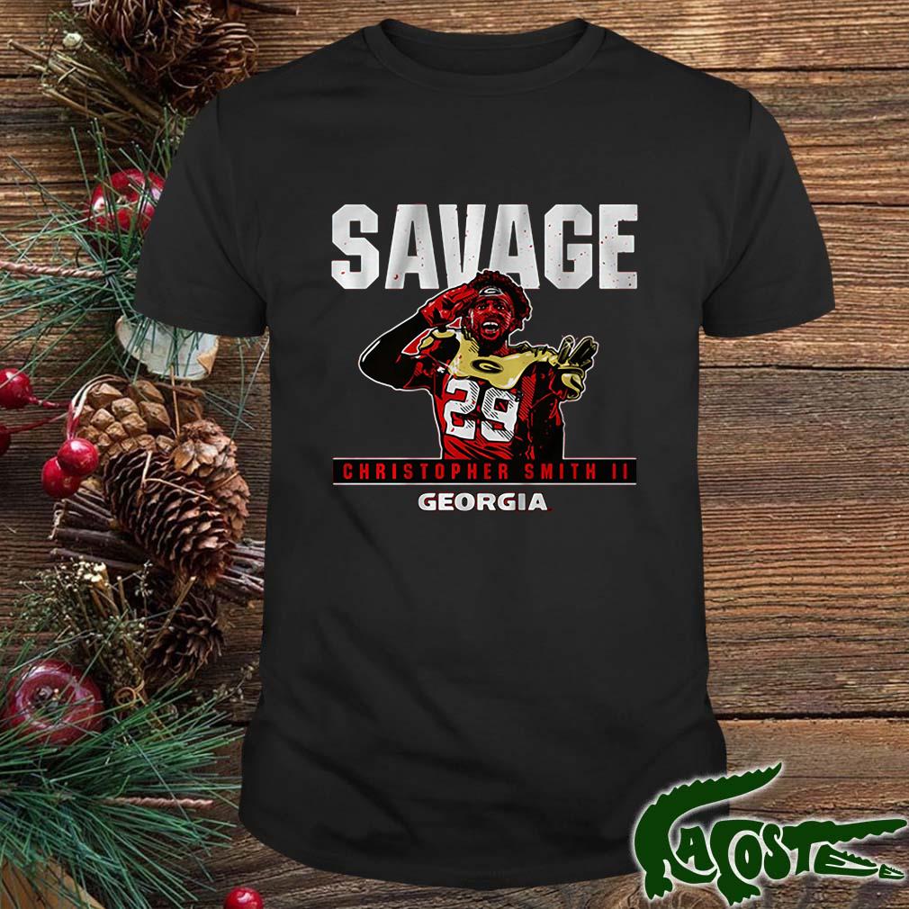Georgia Football Christopher Smith Ii Savage Shirt
