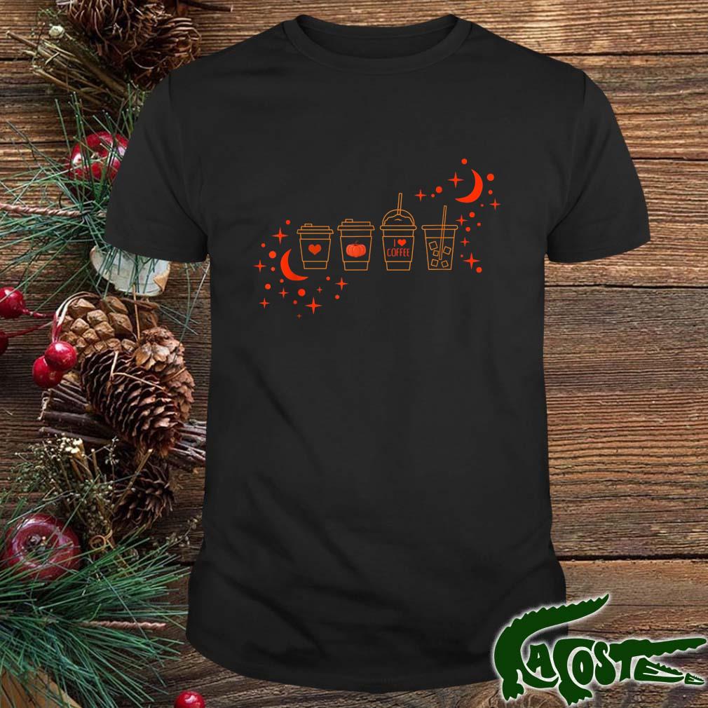 Halloween Coffee Latte Cottagecore Fall Outfit Autumn Spooky Shirt