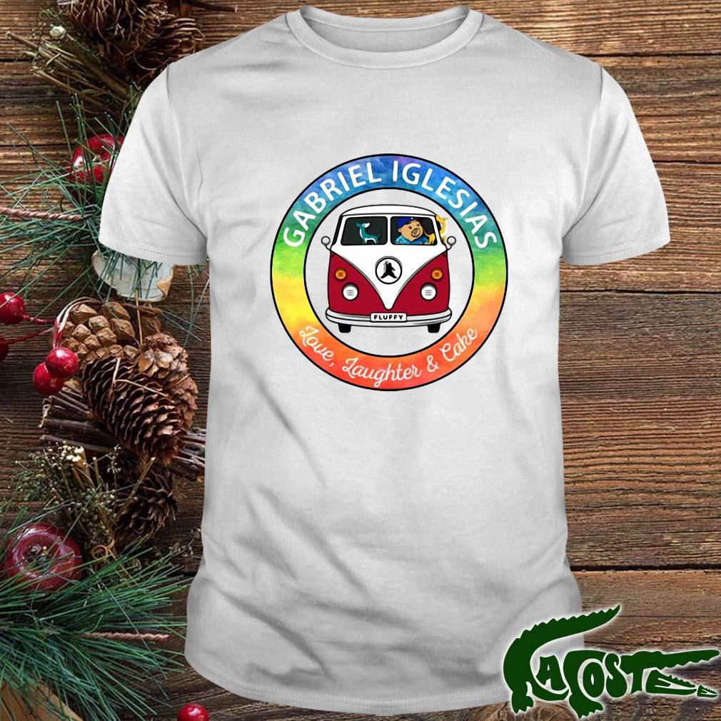 Hippie Color Gabriel Iglesias Love Laughter And Cake Shirt