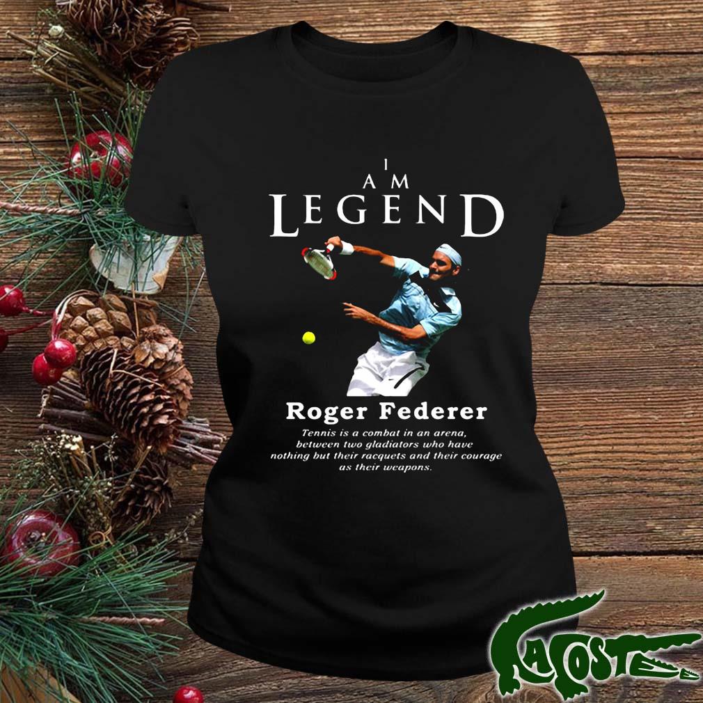 I Am Legend Roger Federer Thanks For The Memories 2022 Shirt ladies