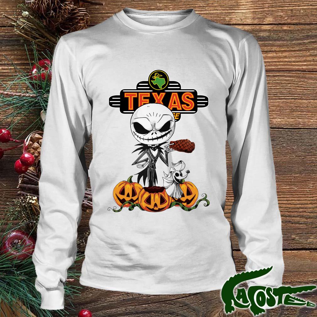 Jack Skellington Texas Roadhouse Halloween s Longsleeve Trang