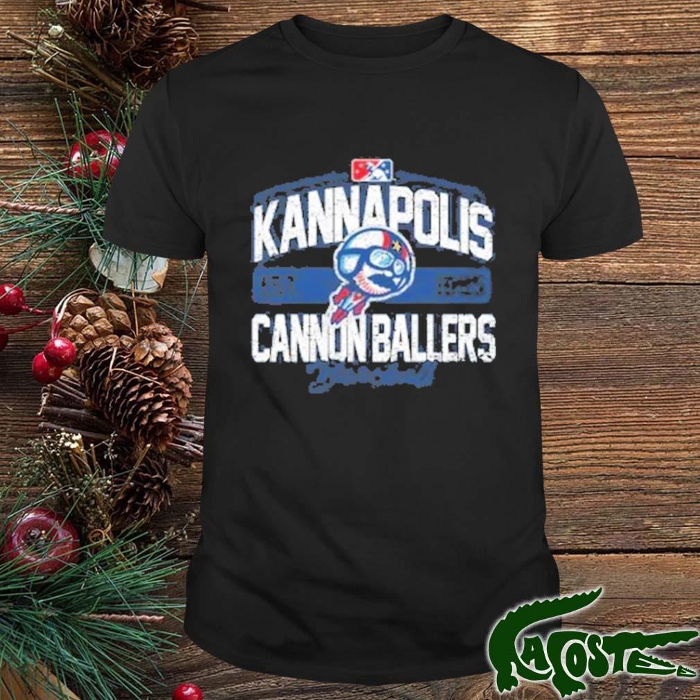 Kannapolis Est 1995 Cannon Ballers Baseball Shirt
