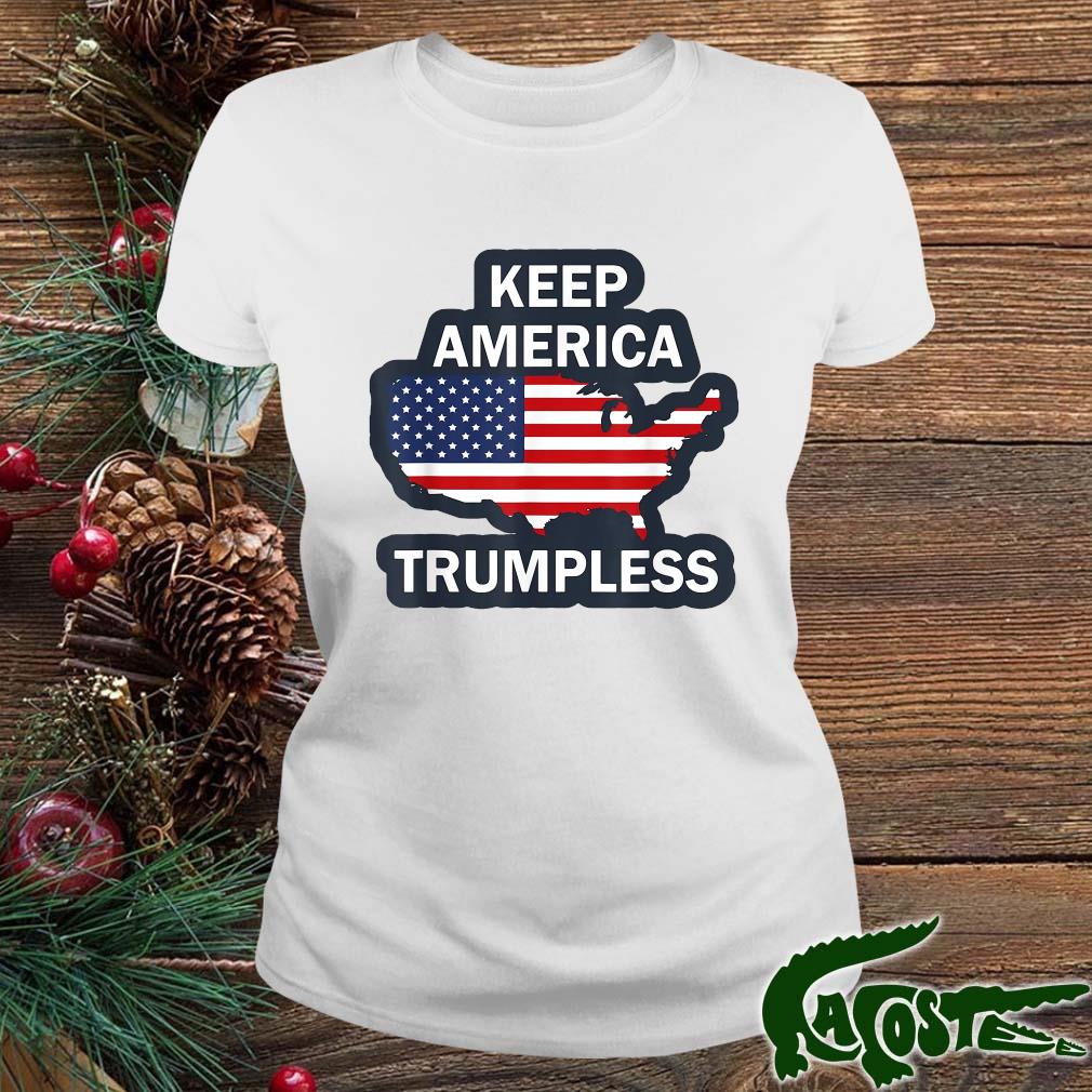 Keep America Trumpless Us Flag 2022 Shirt ladies