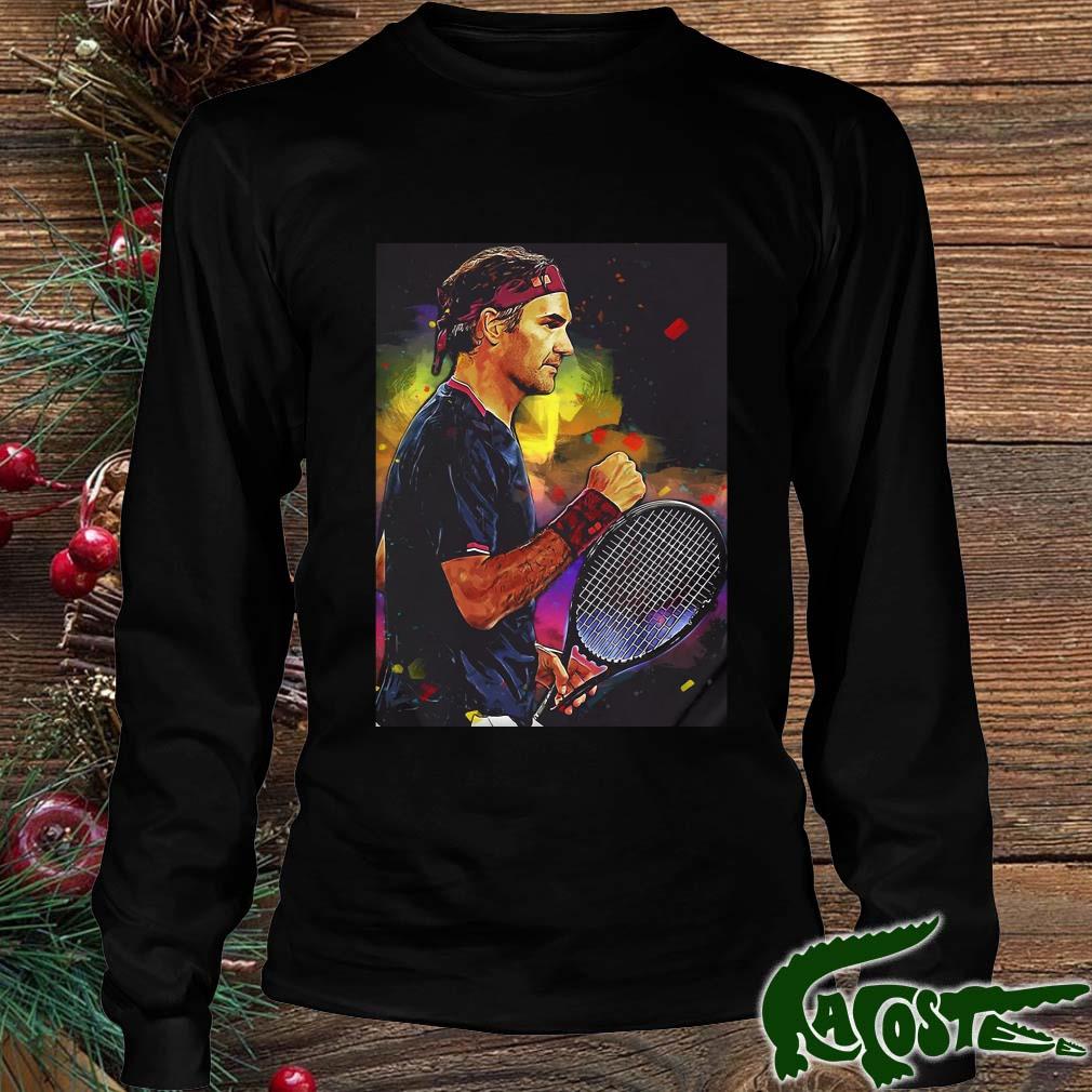 Legend Roger Federer Thank You Memory 2022 Shirt Longsleeve den