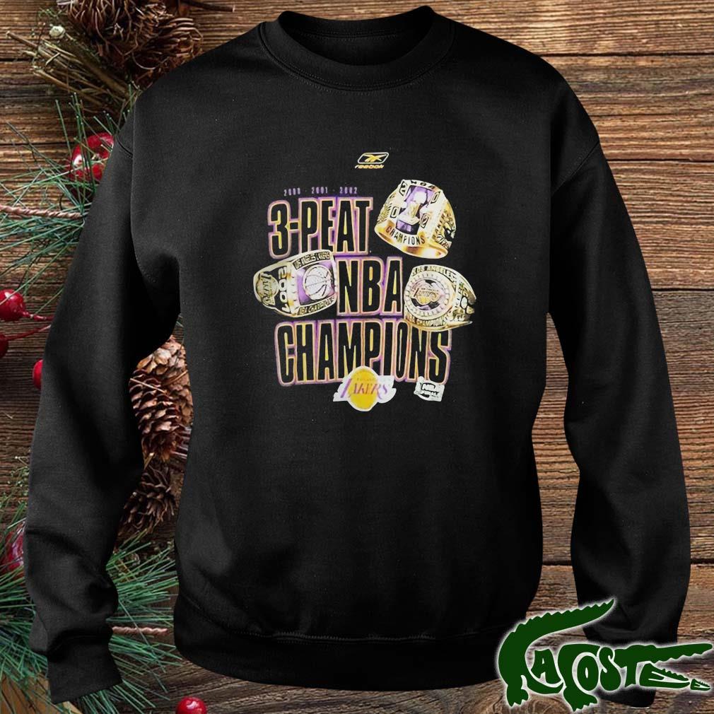 Los Angeles Lakers 3 Peat Nba Champions Shirt sweater