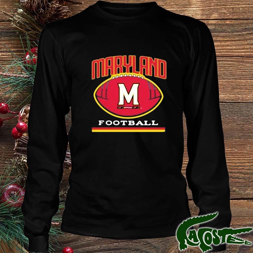 Maryland Vintage Football Shirt Longsleeve den
