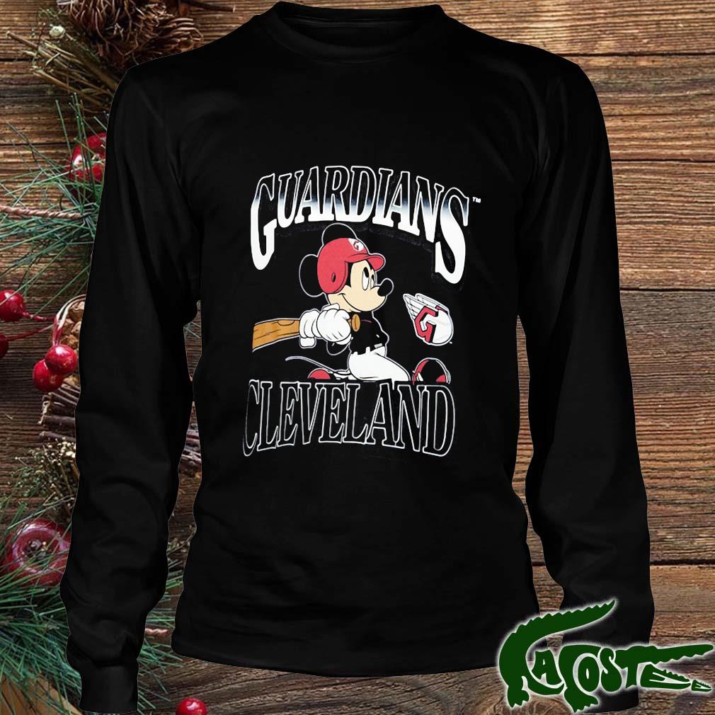 Mickey Mouse Guardians Cleveland Baseball Mlb Shirt Longsleeve den