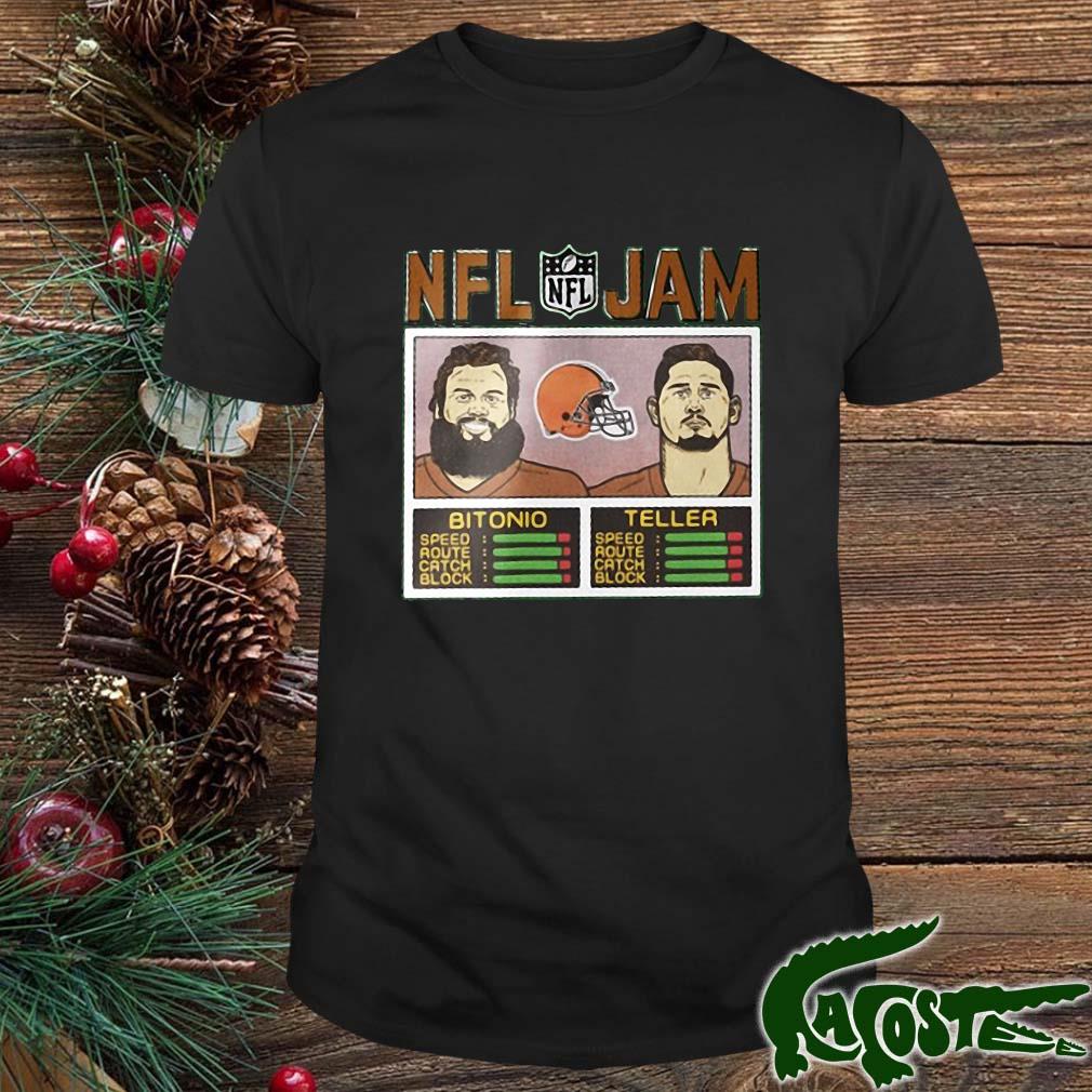 Nfl Jam Cleveland Browns Bitonio And Teller Shirt