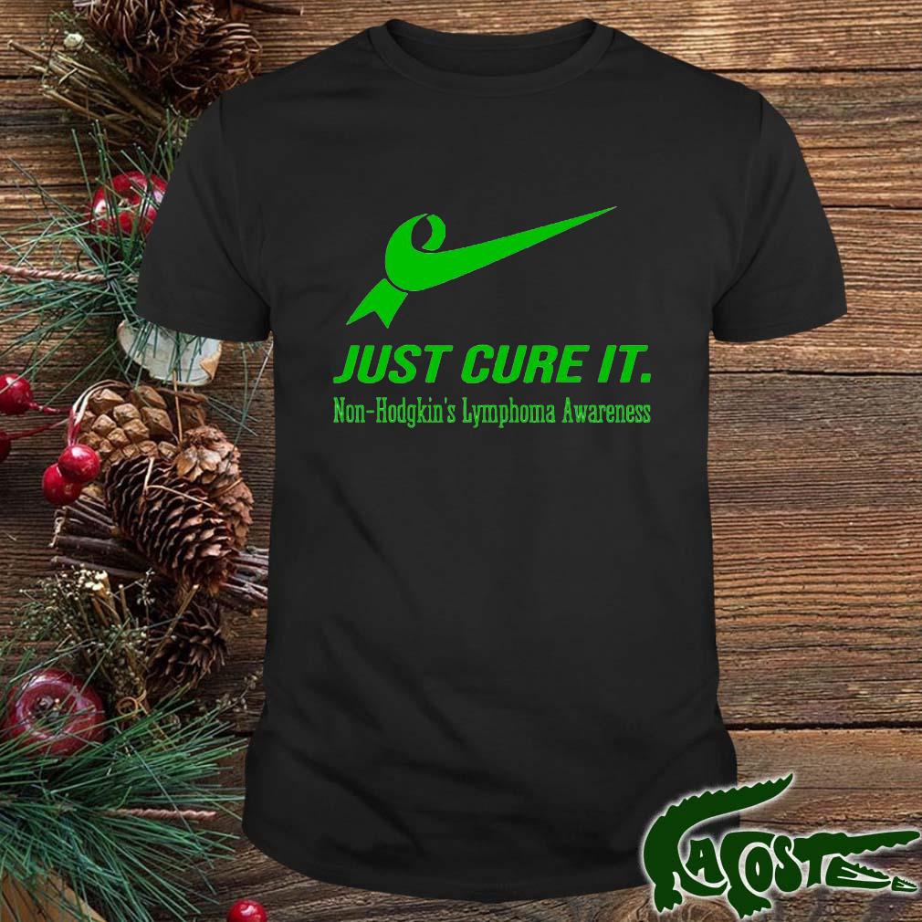 Nike Logo X Just Cure It Non Hodgkin’s Lymphoma Awareness Shirt
