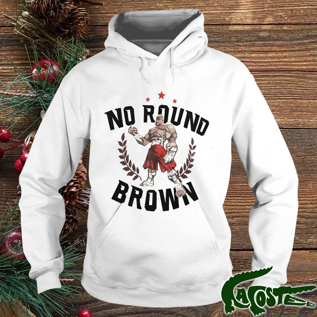No Round Brown Shirt hoodie