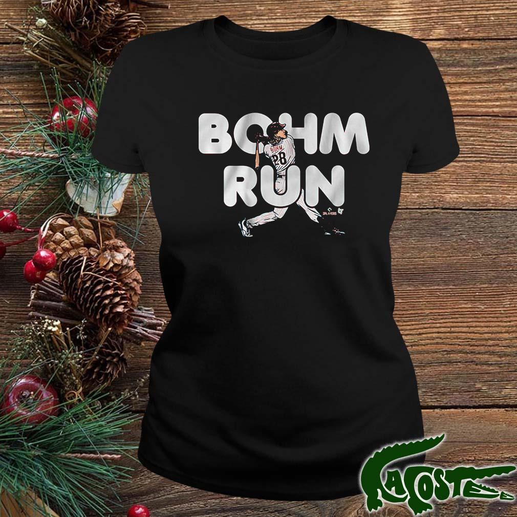 Philadelphia Phillies Alec Bohm Bohm Run Shirt ladies