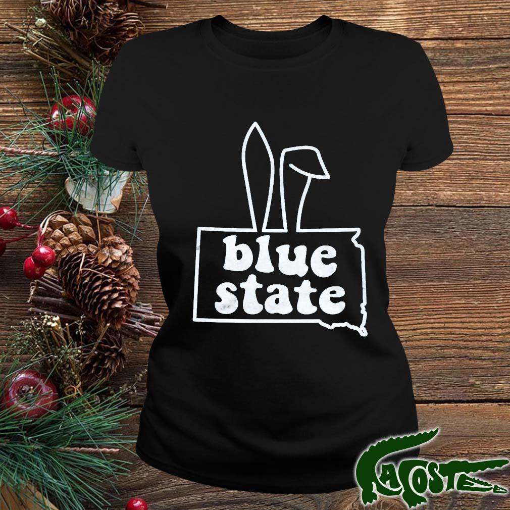 Rabbit Blue State Shirt ladies