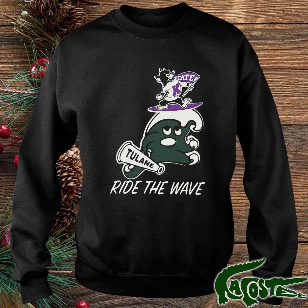 State Tulane Ride The Wave Baseball Shirt sweater