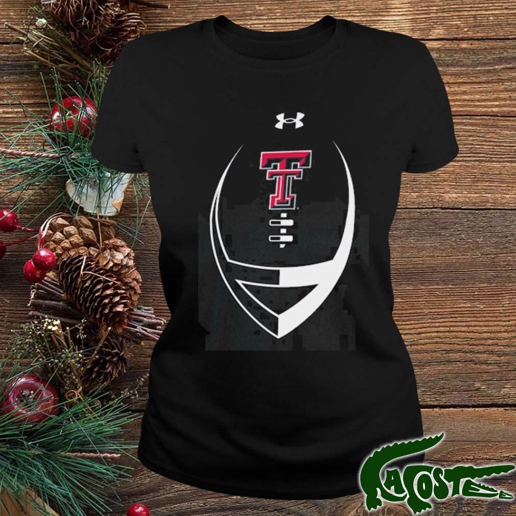 Texas Tech Red Raiders Under Armour Football Icon Raglan Performance Shirt ladies