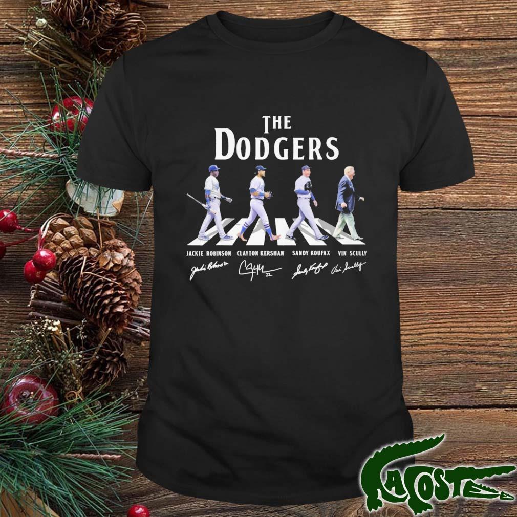 The Dodgers Baseball Team Abbey Road Signatures Shirt