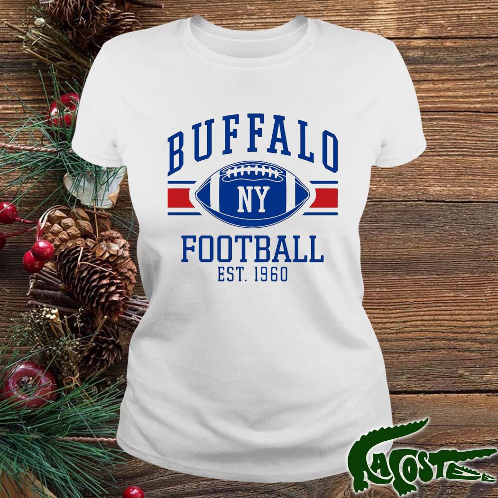 Vintage Buffalo New York Football Ny Buffalo Bills Mafia Sports Est 1960 Shirt ladies