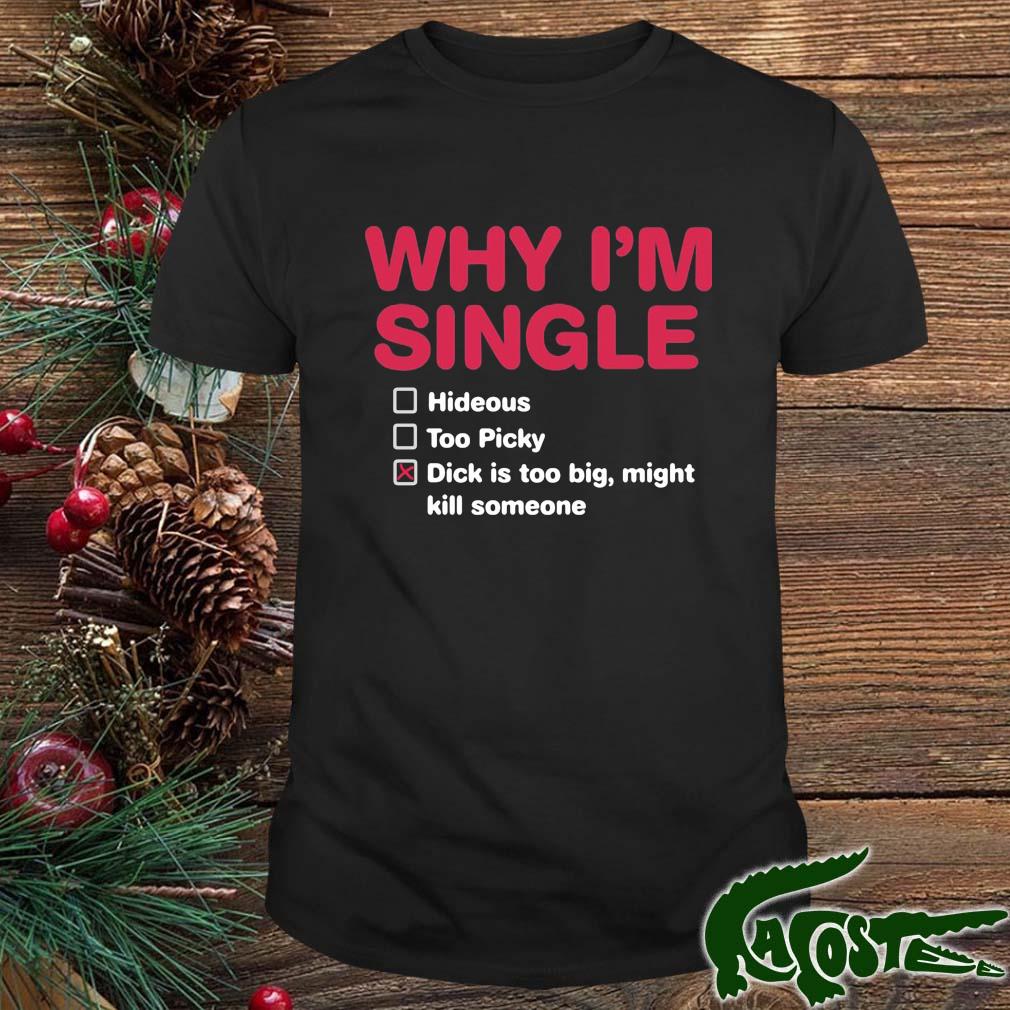 Why I'm Single Hideous Too Picky Dick Is Too Big Might Kill Someone Shirt
