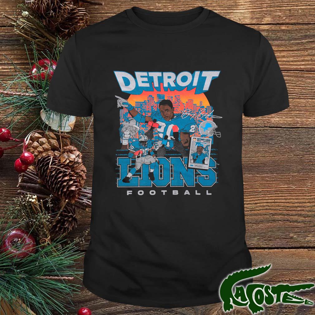 Detroit Lions Barry Sanders Smplfd Signature Shirt