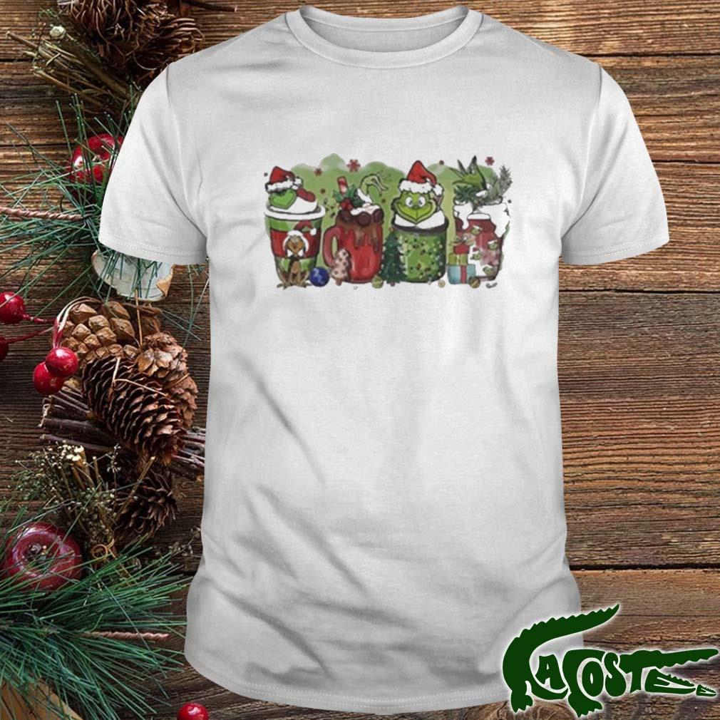 Grinch Coffee Merry Latte Ugly Christmas 2022 Shirt