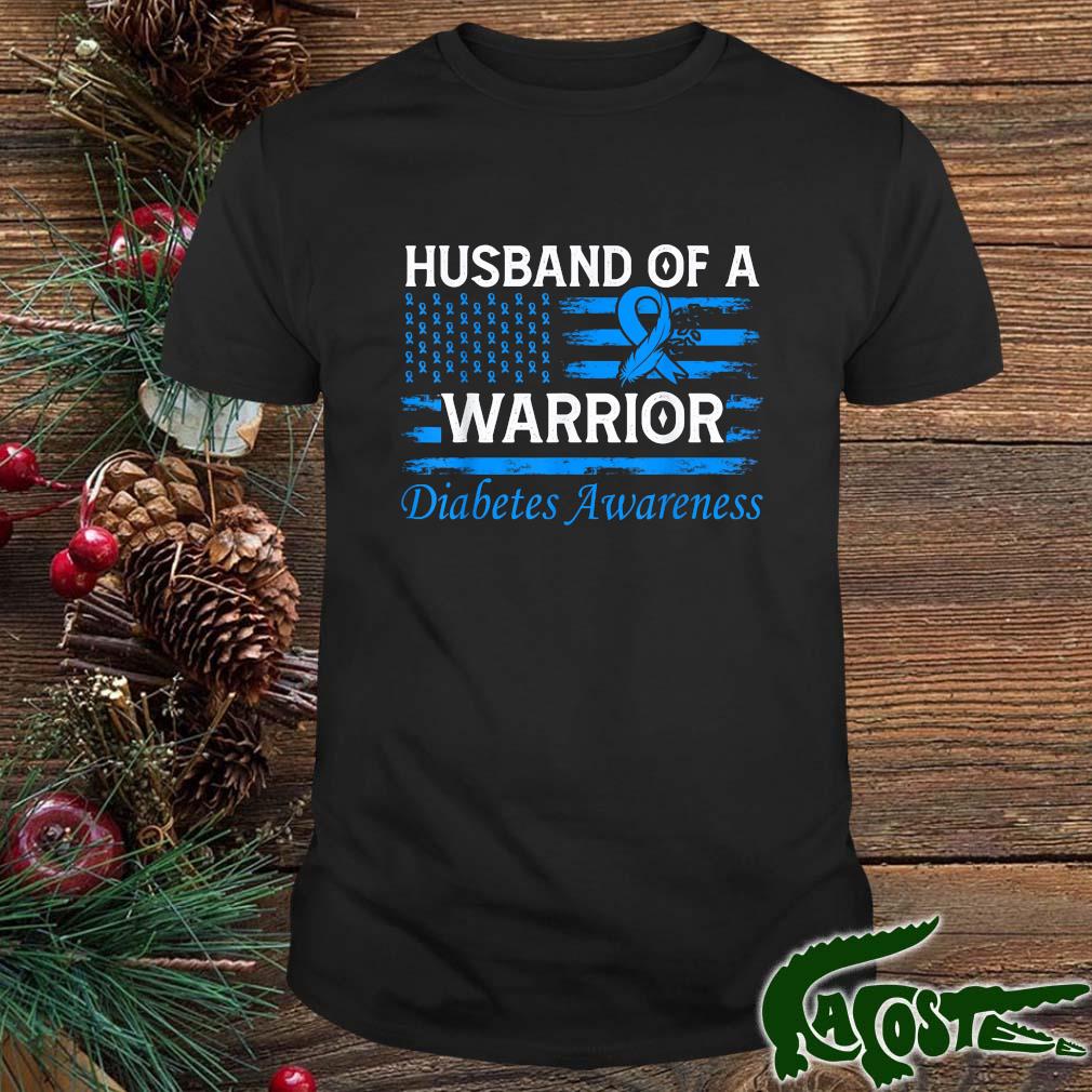 Husband Of A Warrior Diabetes Awareness 2023 Shirt