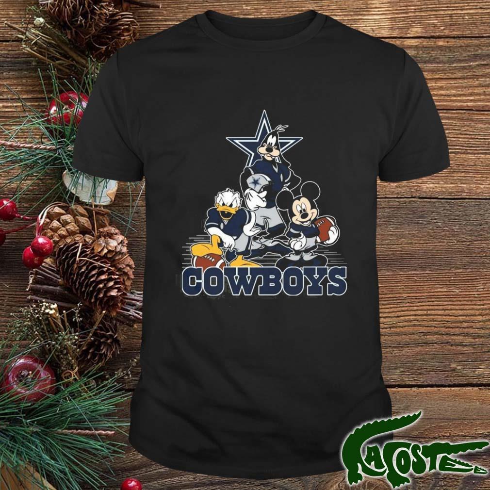Mickey Mouse And Friends Dallas Cowboys American Football Nfl Christmas 2022 Shirt