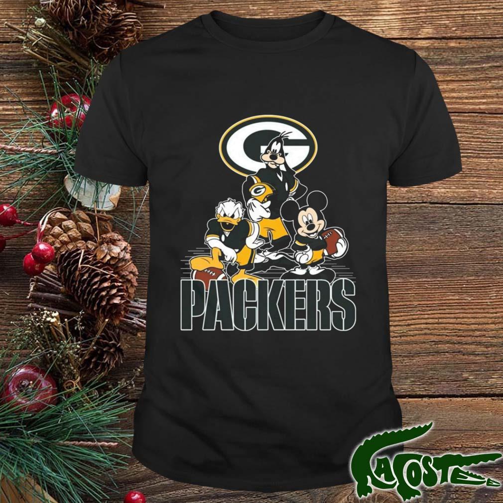Mickey Mouse And Friends Green Bay Packer American Football Nfl Christmas 2022 Shirt