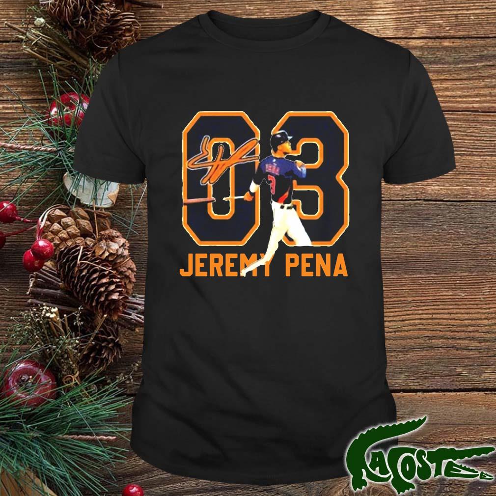 Number 03 Jeremy Pena Houston Astros 2022 Signature Shirt