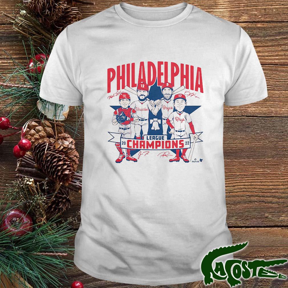 Philadelphia 2022 League Champions Caricature Signatures Shirt