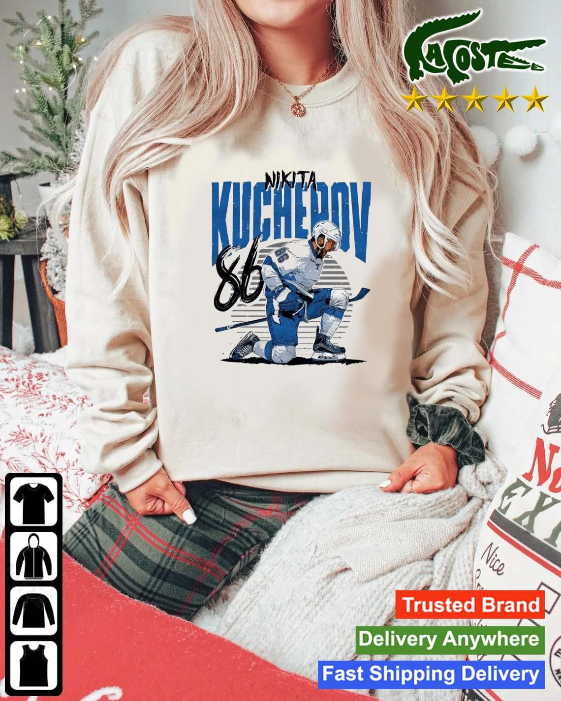 86 Nikita Kucherov Tampa Bay Lightning Sweats Mockup Sweater