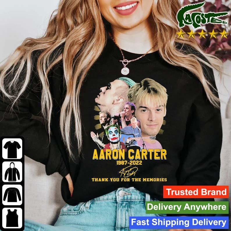 Aaron Carter 1987-2022 Thank You For The Memories Sweats Sweater
