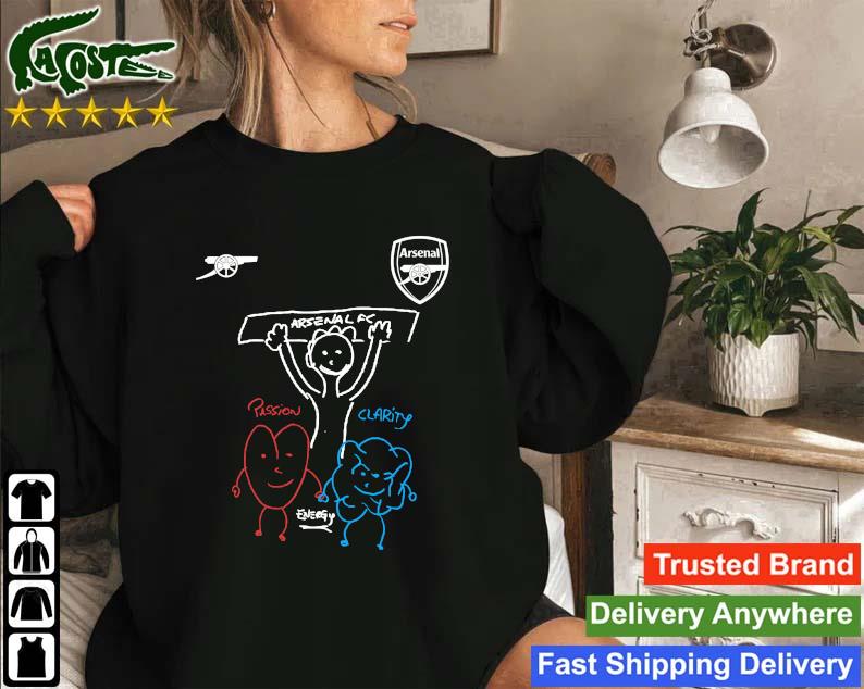 Arsenal Fc Passion Clarity Energy Unisex Sweatshirt