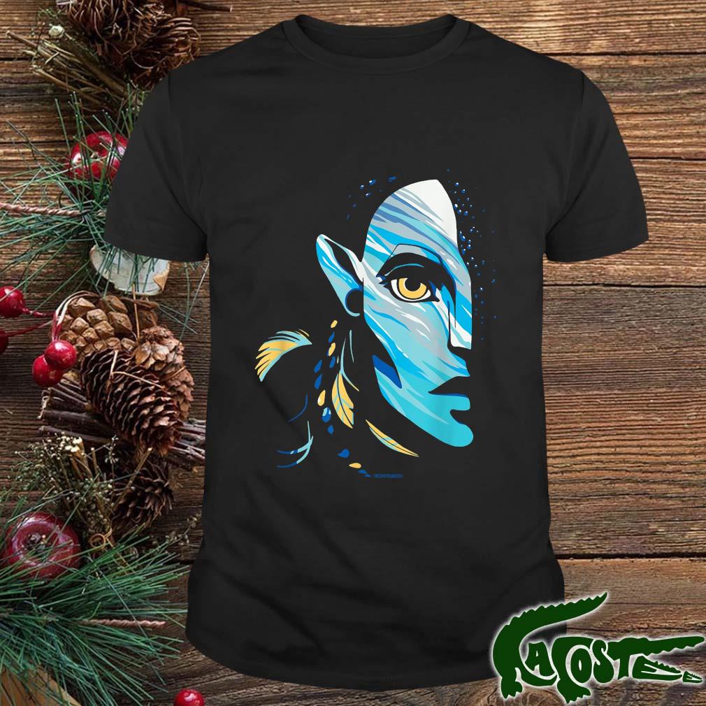Avatar The Way Of Water Neytiri Na'vi Ocean Half Face Shirt