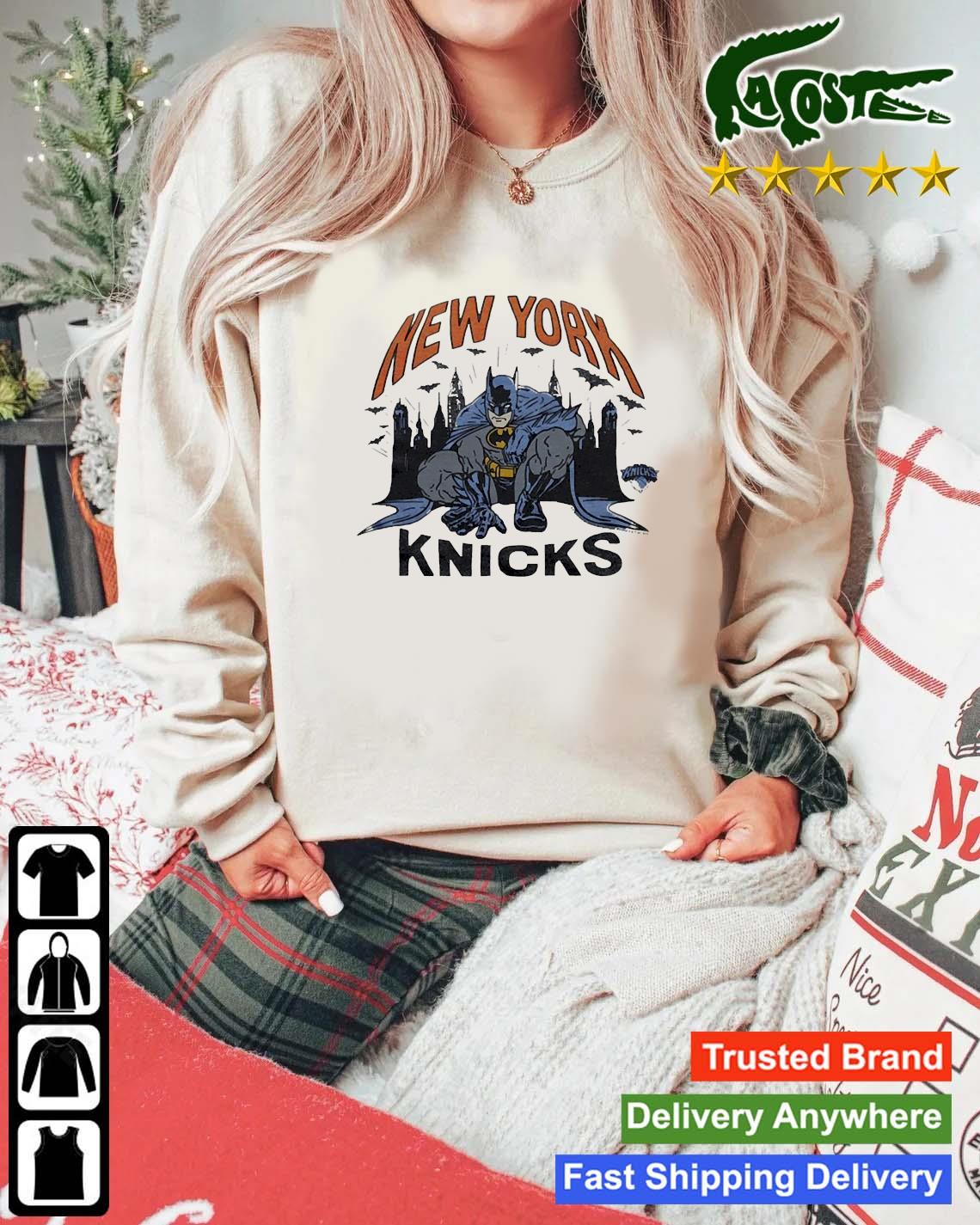 Batman Dc Comics New York Knicks Sweats Mockup Sweater