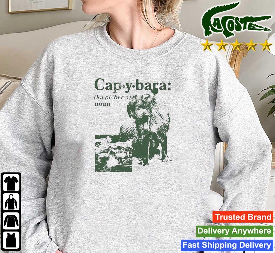 Capybara Noun Defined Sweats Mockup Sweatshirt