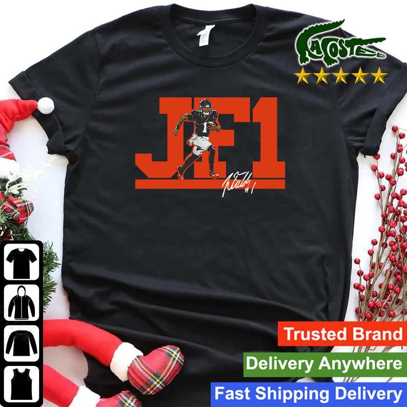 Chicago Bears Justin Fields Jf1 Signature Ornament Shirt