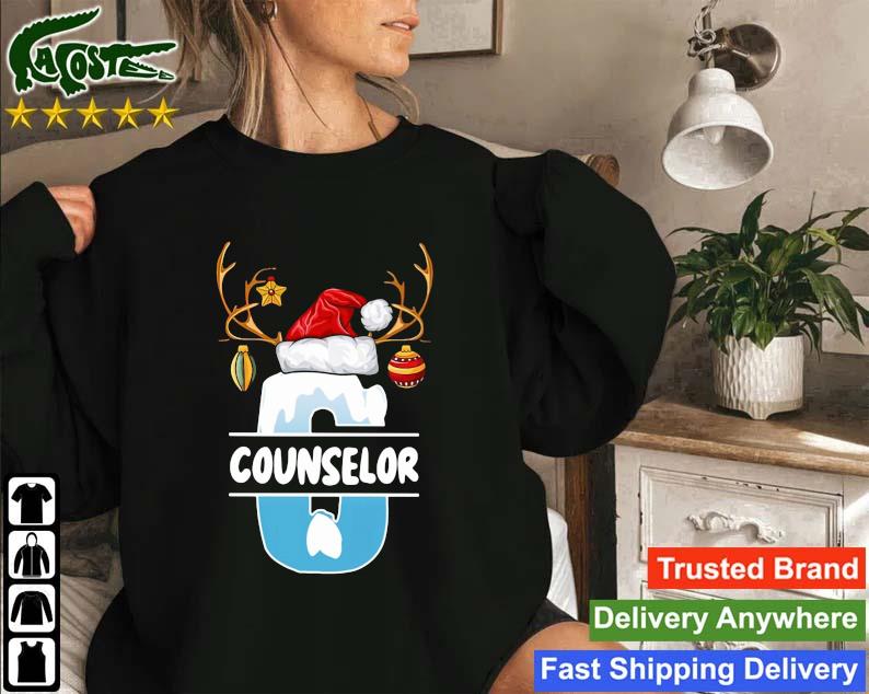 Counselor Hat Christmas Sweatshirt