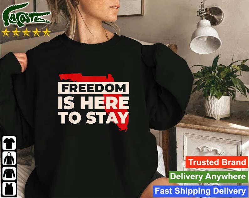 Freedom Is Here To Stay Ron Desantis 2024 Election Vintage Sweatshirt