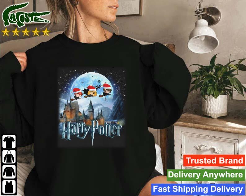 Harry Potter And Friends Hat Santa Merry Christmas Hogwarts Sweatshirt