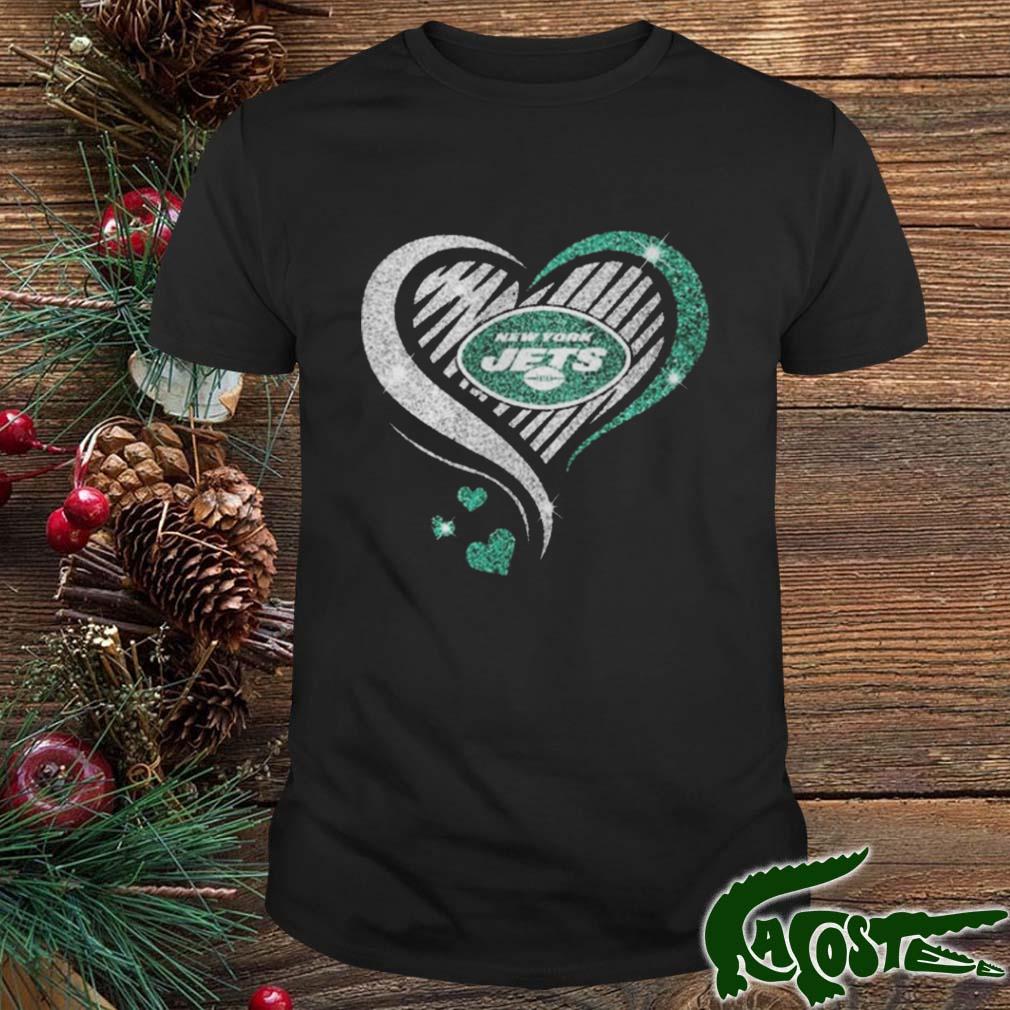 New York Jets Football Heart Diamond 2022 Shirt