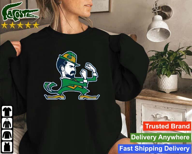 Notre Dame Leprechaun Fighting Irish Go Irish Sweatshirt